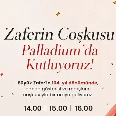 Meydanda Canlı Bando Gösterisi ve Marşlar - Palladium Ataşehir AVM